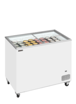 TEFCOLD Diepvrieskist met vlakke glazen schuifdeksels - IC302SC - Afbeelding 2