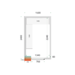 TEFCOLD Professionele koeling - Shelf Rack System Kit