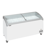 TEFCOLD Elegante diepvrieskist met gebogen glazen schuifdeksels - NIC502SCEB