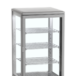 TEFCOLD Glazen koelvitrinecountertop voor presentatie en bewaren - UPD80-GREY