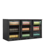 Serrco by TEFCOLD Ruime barkoeler met glazen deuren - SGD-360GE - Afbeelding 2