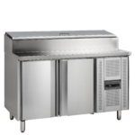 TEFCOLD Roestvast stalen counter met koelbak voor GN1/3 pannen - SS7200