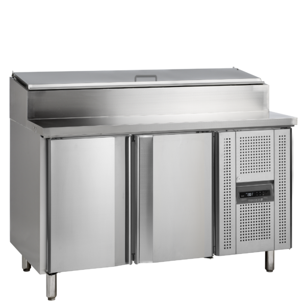 TEFCOLD Roestvast stalen counter met koelbak voor GN1/3 pannen SS7200