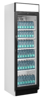 TEFCOLD TOPCOLD VITRINE 375 LT VERTICALE VERLICHTING - 5 leggers - CEV425CP 2 LED (Topcold)