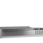G-Line by TEFCOLD Gekoelde RVS topping unit met deksel - GVC38-120 S/S