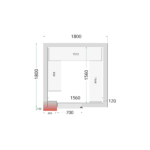 TEFCOLD Professionele koeling - Shelf Rack System Kit