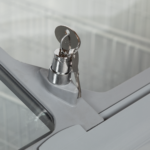 TEFCOLD Elegante diepvrieskist met gebogen glazen schuifdeksels - NIC402SCEB - Afbeelding 4