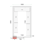 TEFCOLD Professionele koeling - Shelf Rack System Kit