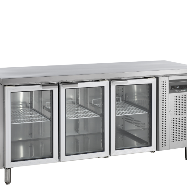 TEFCOLD Roestvast stalen counterkoeler met GN1/1-planken CK7310G