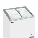 TEFCOLD Diepvrieskist met gebogen glazen schuifdeksels - IC202SCEB