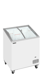 TEFCOLD Diepvrieskist met gebogen glazen schuifdeksels - IC202SCEB