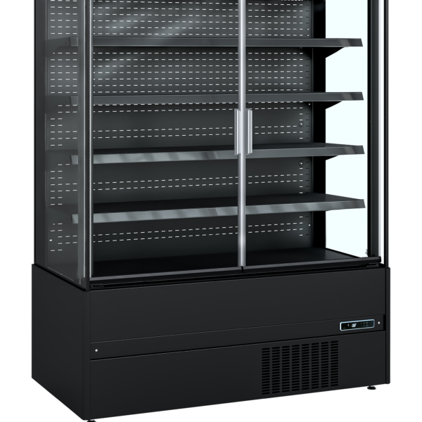 TEFCOLD WANDKOELING ECO-CRONUS MET GLASDEUREN 1510X665X1920 MCB150H (ECRON BK)