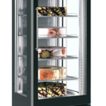 Framec GEVENTILEERDE DIEPVRIESVITRINE +5/-22°C - 3 ZIJDEN GLAS - 5 GRILLES - VENERE NV
