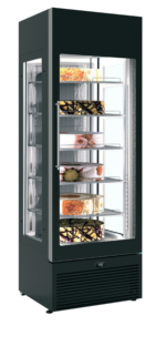 Framec GEVENTILEERDE DIEPVRIESVITRINE +5/-22°C - 3 ZIJDEN GLAS - 5 GRILLES - VENERE NV