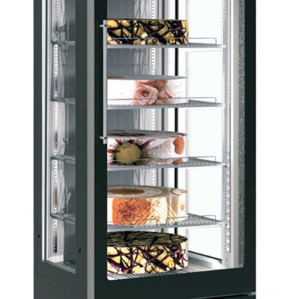 Framec GEVENTILEERDE DIEPVRIESVITRINE +5/-22°C 3 ZIJDEN GLAS 5 GRILLES VENERE NV