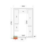 TEFCOLD Professionele koeling - Shelf Rack System Kit