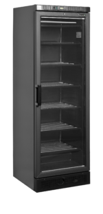 TEFCOLD Displayvriezer met verwarmde glazen deur - UFSC371G Black