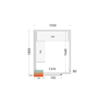 TEFCOLD Professionele koeling - Shelf Rack System Kit