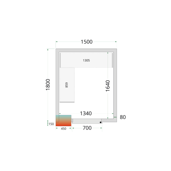 TEFCOLD Professionele koeling - Shelf Rack System Kit