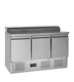 TEFCOLD SALADETTE LINE 3 DEUREN - GN1/1 - MET INGEBOUWDE SALADETTE - zonder bakjes - SS1435