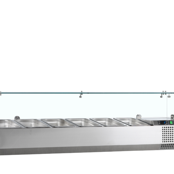TEFCOLD OPZETKOELING 1/4 GLAS 6x GN1/4 VK33-140