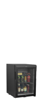 TEFCOLD Zwarte minibar met glazen deur - TM44G-1 - Afbeelding 2