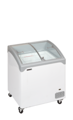 TEFCOLD Elegante diepvrieskist met gebogen glazen schuifdeksels - NIC202SCEB