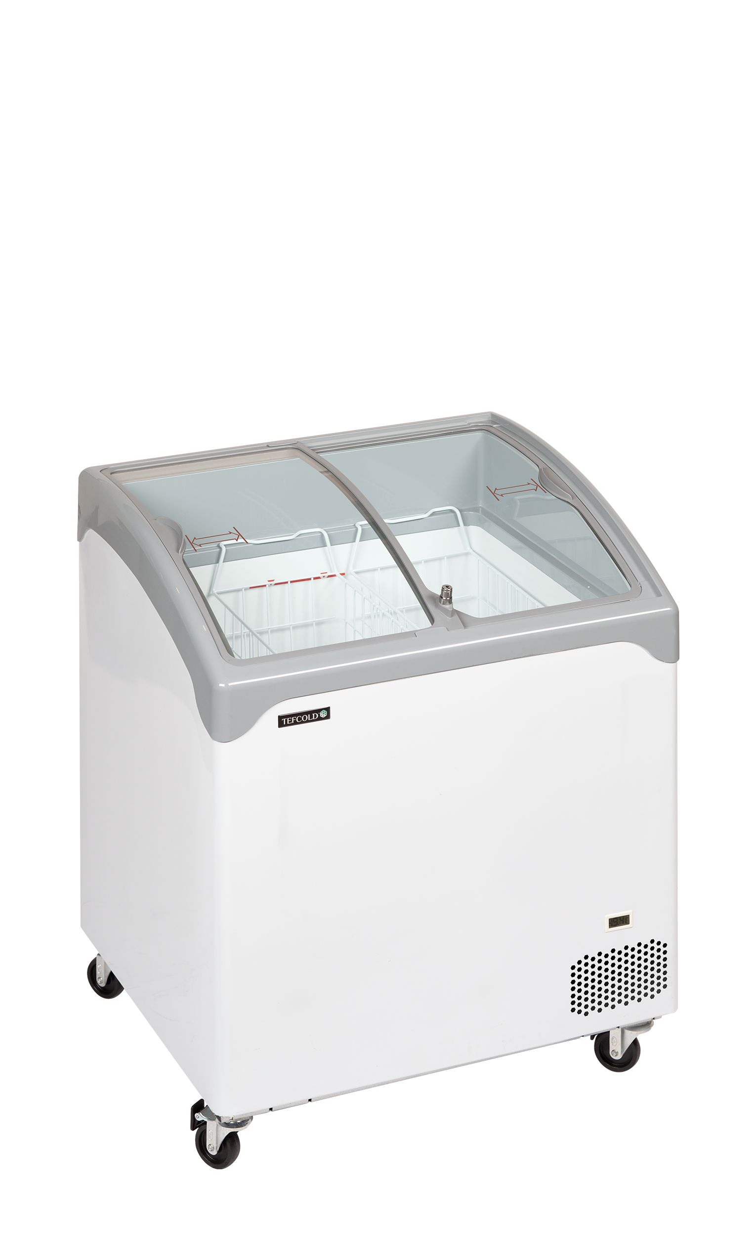 cGVyZmlvbi9iZDk3NzMzMS00Y2FkLTRlYjYtODNiYS03M2M1N2Y5NDdhMGIucG5n TEFCOLD Elegante diepvrieskist met gebogen glazen schuifdeksels - NIC202SCEB - Afbeelding 1