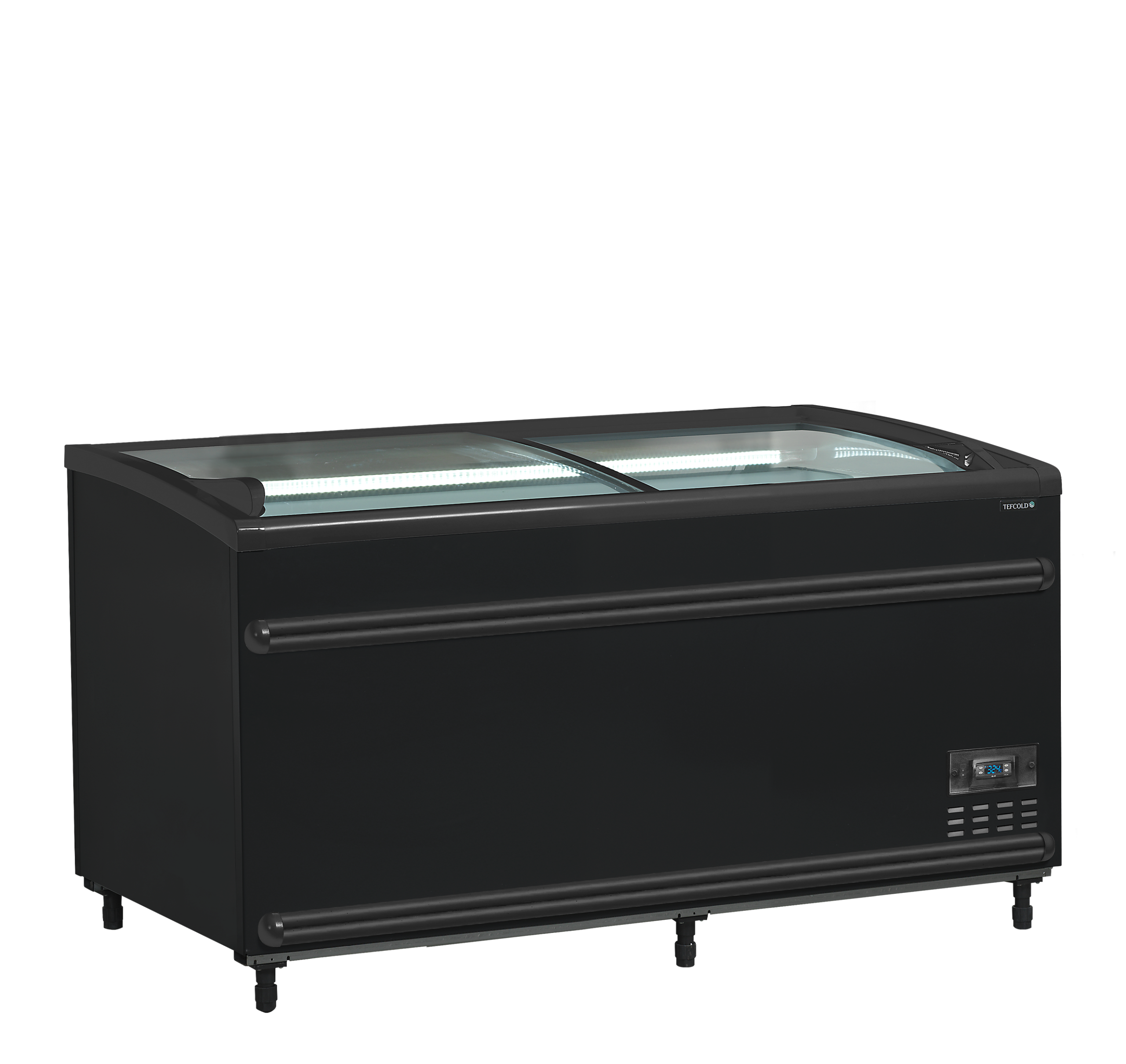 cGVyZmlvbi9iZTY2YTI5Ny0yZGQ5LTQ3M2YtOGRlMy00OTZhZmUxMjU2YWUucG5n TEFCOLD Zwarte supermarktkoeler/-vriezer met gebogen glas voor volledige zichtbaarheid - SFI145B-CF VS - Afbeelding 1