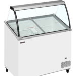 TEFCOLD Vriezer voor schepijs - schuin oplopend met bovenblad - IC302SCE-SO