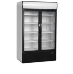 TEFCOLD 2-deurs displaykoeler met kap - FSC1200H