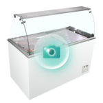 TEFCOLD Statische vitrine voor schepijs - IDA300-W1+