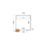 TEFCOLD Professionele koeling - Shelf Rack System Kit
