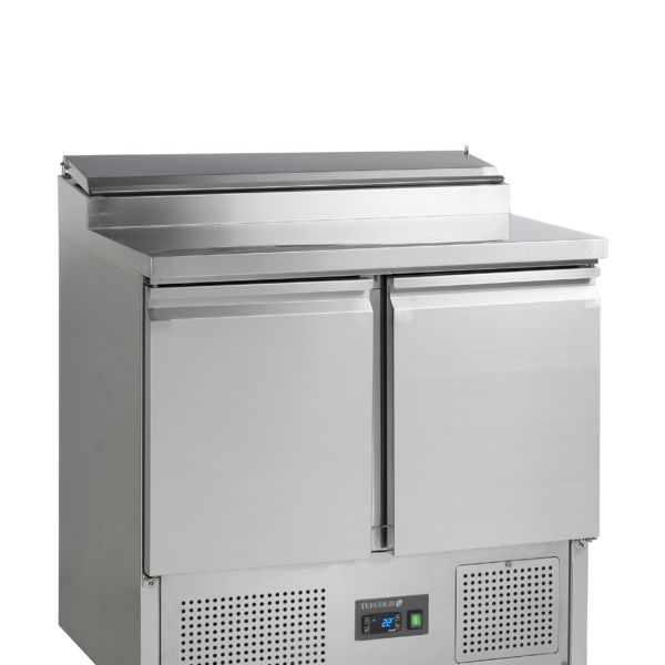 TEFCOLD SALADETTE LINE 2 DEUREN 5xGN1/6 MET INGEBOUWDE SALADETTE SS920