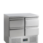 TEFCOLD Saladette- koelwerkbank GN1/1 - 4 schuiven - SA914