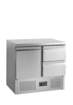 TEFCOLD Saladette- koelwerkbank GN1/1 - 2 schuiven - SA912