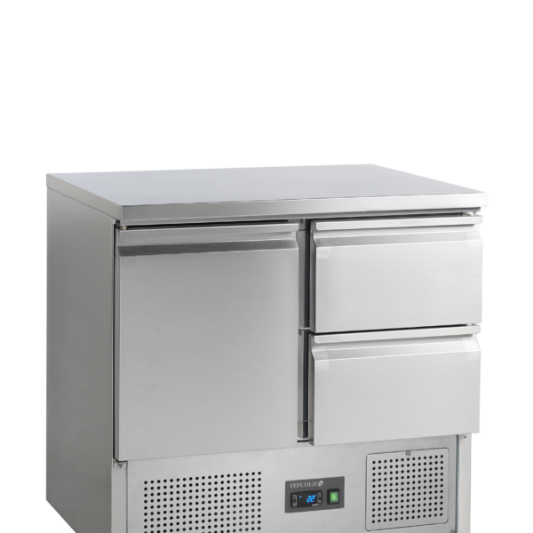 TEFCOLD Saladette- koelwerkbank GN1/1 2 schuiven SA912