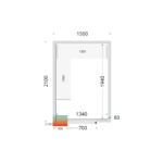TEFCOLD Professionele koeling - Shelf Rack System Kit