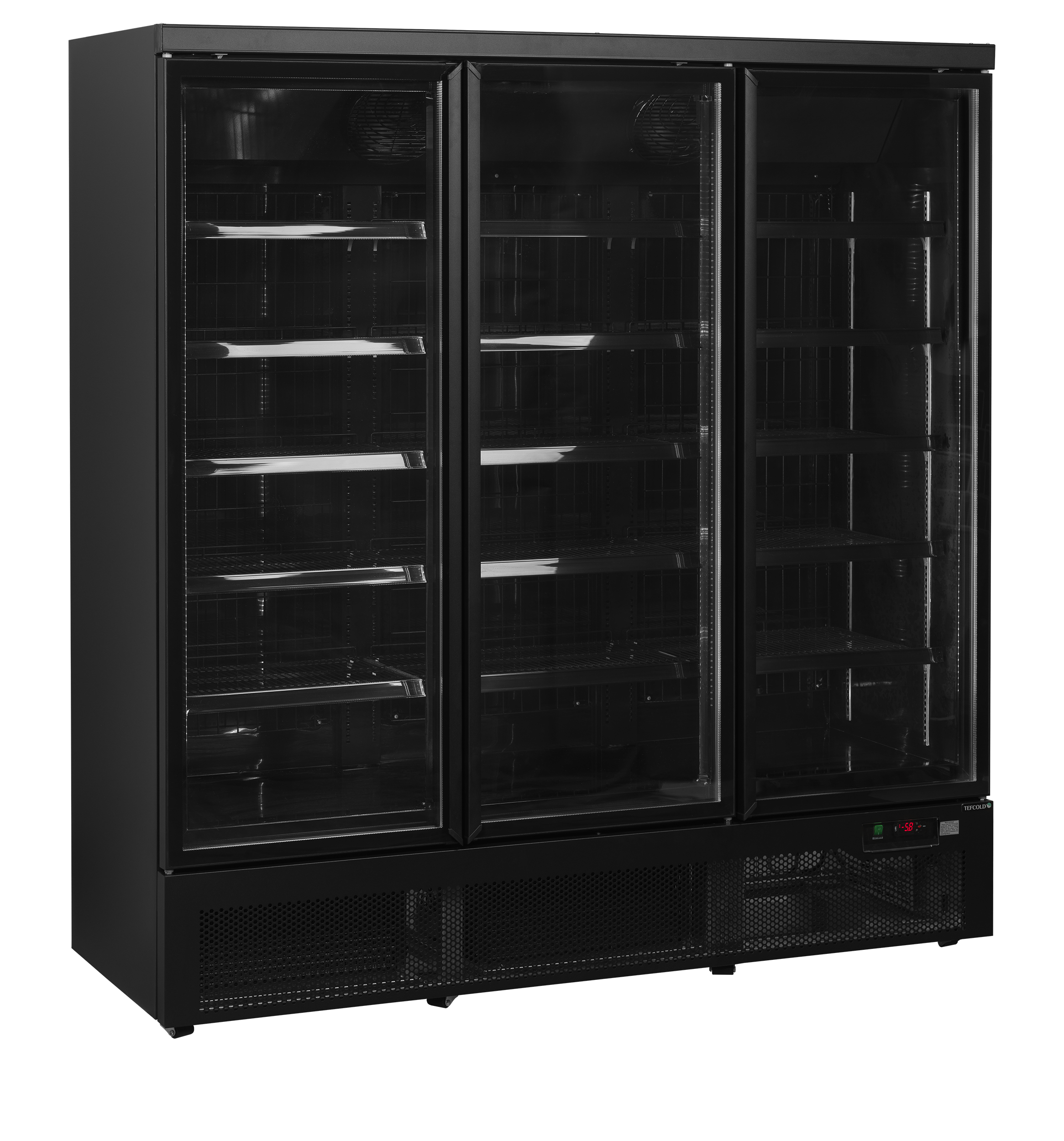 cGVyZmlvbi9kMDBmMmQ2YS1lOTBkLTQwOGItYmJmNy04ZDEyNWQ1NTljNWIucG5n TEFCOLD Zwarte displayvriezer met instelbare planken - Atom Maxi F3DBB - Afbeelding 1