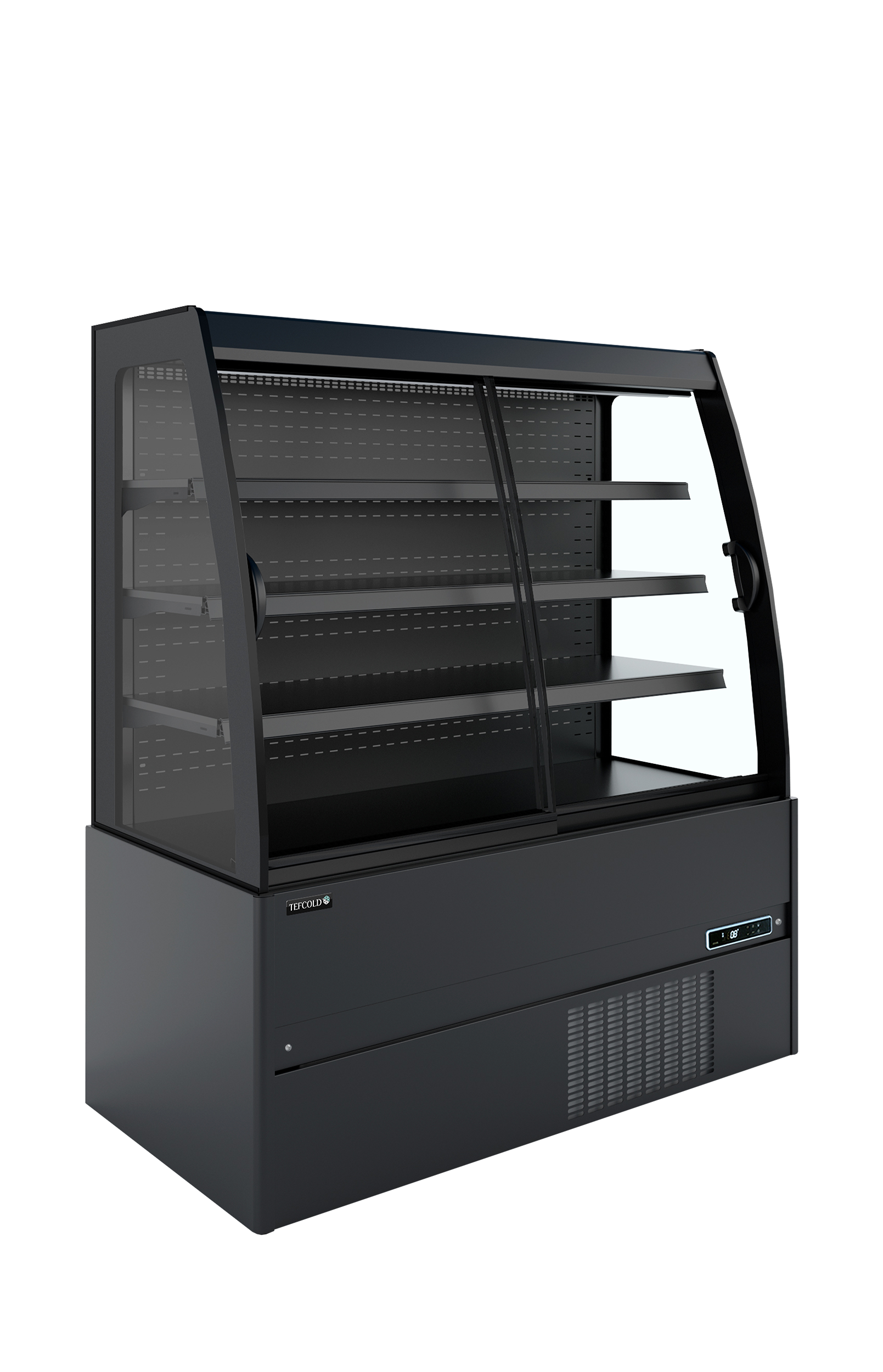 cGVyZmlvbi9kMjc3YzRjNS0zZGU2LTRiMjYtODdkOS03ZTg5ZjMxMDg5OWUucG5n TEFCOLD Compacte zwarte wandkoeler met schuifdeuren - MCB150S Low - Afbeelding 1