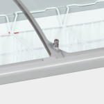 TEFCOLD Elegante diepvrieskist met gebogen glazen schuifdeksels - NIC202SCEB - Afbeelding 4