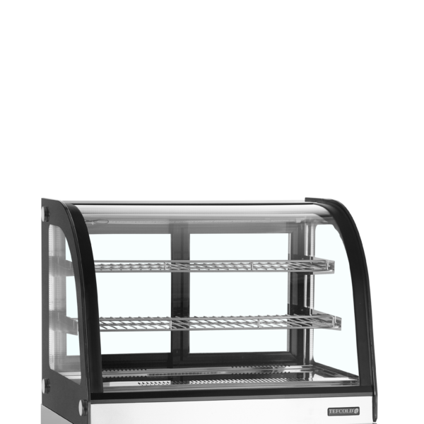 TEFCOLD Vitrine, tafelmodel, voor geweldige productpresentatie LCT750C/BLACK