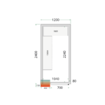 TEFCOLD Professionele koeling - Shelf Rack System Kit