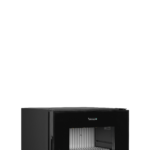 TEFCOLD Zwarte minibar met randloze glazen deur - TM33G