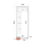 TEFCOLD Professionele koeling - Shelf Rack System Kit