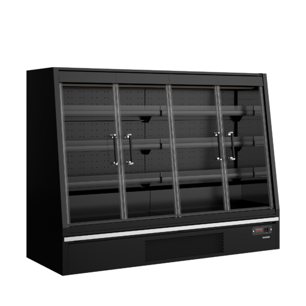 TEFCOLD Lage multideckkoeler met deuren Galaxy+ GPL20FGD Black