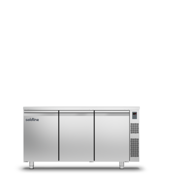Coldline Geventileerde 3- deurs koelwerkbank (ZONDER koelgroep) GN1/1 MASTER 3P/SG