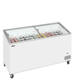 TEFCOLD Diepvrieskist met gebogen glazen schuifdeksels - IC502SCEB - Afbeelding 2