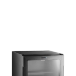 TEFCOLD Zwarte minibar met glazen deur - TM44G-1