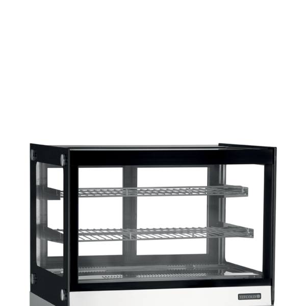 TEFCOLD Vitrine, tafelmodel, voor geweldige productpresentatie LCT750F/BLACK